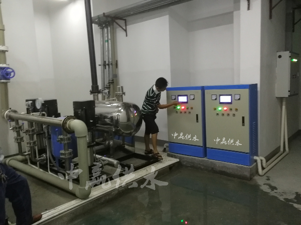 二次給水裝置調試